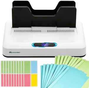 Mxmoonant Thermal Binding Machine Kit, No Preheat Time, Digital Display, 3 Levels Binding Time, Electric Binder 500 Sheets, Come with 20pcs Binding Covers & 40pcs Stickers 110V