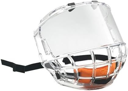 VPRO Ice Hockey Helmet Face Mask Cage (Clear Visor)