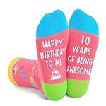 Zmart Gifts for Boys Girls Age 10, Gifts for 10 Year Olds 10th Birthday Gifts for Tween Girls Boys, Crazy Silly Funny Ten Year Old Socks for Kids