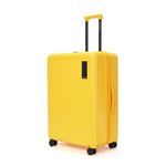 MOKOBARA The Transit Wave - Check-in Luggage | Large 74cm Yellow Polycarbonate 8 Wheel Trolley Hardsided Suitcase with Built in TSA Lock Travel Suitcase (Summer)