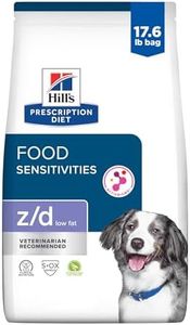 Hill's Prescription Diet z/d Low Fat Food Sensitivities Dry Dog Food, Hydrolyzed Soy, 17.6 lb. Bag