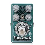 Caline CP-509 Stack Attack Preamp Overdrive & Compressor Pedal True Bypass Aluminum Alloy Casing