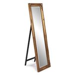 Standing Floor Mirror in Gold Finish