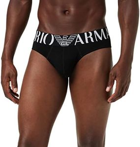 Emporio Armani Bodywear Men s Knit Briefs, Nero, Small US