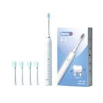 Dento-B Adult X-2 Sonic Electric Toothbrush With 4 Brush Heads 6 Brushing Modes 42000 Vibrations Per Minute 2 Hours Charging Lasts Upto 60 Days Ipx7 Waterproof 1 Year Warranty (White)