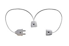 Misha 2 Pin Male Female Pin, Set Of 2 Jointer (Female Sockets) + 1 (Male Socket) Wire For Led Lighting In Festival Like Ganesh Chaturthi, Dashera, Diwali.. (5 Meter)