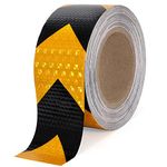 XFXIA Reflective Tape Waterproof, 2"X33ft Reflective Warning Sticker High intensity self-adhesive Safety Tape for Vehicles Car Trailers Night, Reflector Tapes for Road Facilities Safety Reminder