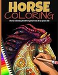 Horse coloring book for girls from 