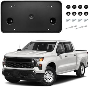 Front License Plate Frame for Chevrolet Silverado 1500 2023 2024 2025 2026 Licence Plate Holder fits Perfectly with Curvature of Front Bumper Ram License Plate Frame Replacement OE 86772168 GM1068250