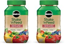 Miracle-Gro Shake N Feed Tomato, Fruits & Vegetables Plant Food 10-5-15 453g (Pack of 2)