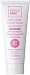 Ethical Zinc SPF 50+ Daily Wear Tinted Facial Sunscreen - Light Tint, 100 gram