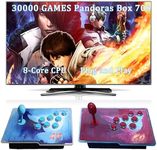 RegiisJoy 30000 in 1 Pandoras Box 70S Arcade Game Console Retro Game Machine for PC & Projector & TV, 2-4 Players,3D Games, Search/Hide/Save/Load/Pause Games, Favorite List