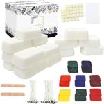 Candle Making Kit,Candle Making Supplies Include 2.12lb Soy Wax for Candle Making,Candle Wax Dyes,Candle Wicks Stickers and More,Candle Making Kit for Adults Beginners-DIY Wax Melt Kit,Arts&Crafts Kit