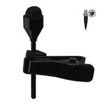 Lavalier Lapel Clip On Omni-directional Condenser Microphone JK MIC-J 044 for Shure Wireless Transmitter (Mini XLR TA4F Connector)