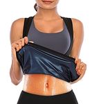 Sweat Vest for Women Weight Loss Waist Trainer Sauna Vest Slimming Polymer Sauna Shirt Tank Top Body Shaper