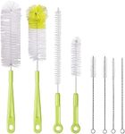 Vicloon Bottle Brushes, 8Pcs Multipurpose Bottle Cleaning Brushes Non-Scratch Water Bottle Cleaner Set for Baby Bottle Tube Pipe Flask Straws Brush