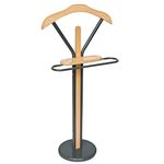 bremermann Valet Stand in beech (Darkgrey)