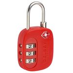 Delsey Paris Red Luggage Lock (394021004)