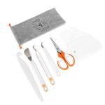 9 Pieces Craft Weeding Tools Set - Craft Weeding Tools With Leather Storgae Bag For Vinyl By SWISSELITE