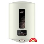 V-Guard Victo Plus DG Water Geyser 15 Litre | In-built Safe Shock Module | Stylish Digital Display | 5 Star Rating Energy Efficiency with Advanced Multi-layered Safety Features | White-Black
