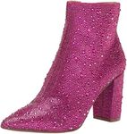 Betsey Johnson Women's Sb-Cady Ankle Boot, Fuchsia