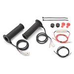 DAYTONA Motorcycle Handlebar 22.2mm Open Terminal/Control Metc. Heated Grips Kit with Battery Protection