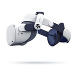 BOBOVR M2 Plus Head Strap,Compatible with Meta Quest 2 ,Enhanced Comfort & Reduce Facial Stress,VR Accessories (M2 Upgrade) , White