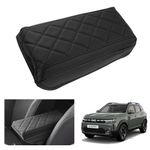 GAFAT New Dacia Duster 3 2024 2025 Central Armrest Cover, Dacia Duster III 2024 Centre Console Armrest Protection Leather Padding, 3 cm Increased Thickened Relieve Fatigue, Dacia Duster 3 Accessories