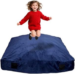 WOUDY Crash Pads for Kids Sensory, Sensory Crash Pads for Autistic Children, Crash Pads Sensory Pads, Crash Pads, for Children and Adults,with Washable Cover (4 feet x 3 feet) Blue