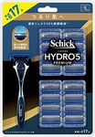 Schick Hydro 5 Premium for Smooth Skin Club Pack (Holder with Blade) + 16 Replacement Blades, Shaving, Razor