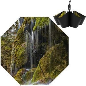 ZUOYOUZ Compact Travel Umbrella for Rain&Sun,Automatic,Lightweight,Windproof Strong,Folding Umbrella with Pattern for Men&Women
