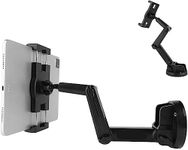 Mippko Tablet Holder-Heavy Duty Drill Base iPad Mount for Truck,Dashboard,Boat,Wall,Desk,16.9" Long Adjustable Arm Drilling Base,Compatible with 4.7~12.9" iPad/Nexus/LG G Pads Kindle/Switch/iPhone