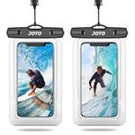 JOTO Floating Waterproof Phone Pouch up to 7.0", Water Proof Underwater Case Dry Bag for iPhone 15 14 13 Pro Max, Galaxy S24 S23 S22 Ultra for Swimming Travel Beach Essential -2 Pack, Clear