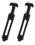 QWORK Rubber Flexible T-Handle Draw Latches, 2 PCS 8" Latch for for Golf Carts and Toolboxes