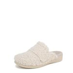 Vionic Women’s Gemma Mule Slipper - Comfortable Spa House Slippers that Include Three-Zone Comfort with Orthotic Insole Arch Support, Soft House Shoes for Ladies, Cream Shearling, 9 UK