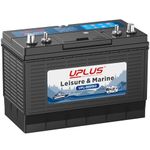 UPLUS Group 31 Leisure Battery replace for 100AH 99AH 90AH 700A CCA 12V for Marine/Caravan, Trolling Motor, Solar, RV, Motorhome,Maintenance Free Starting Batteries with Dual Terminals UPL-90PRO