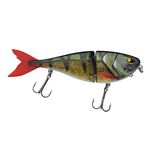 Berkley Zilla Jointed Glider, Fishing Hook, Hard Lures, Slow Sinking Glide Bait with Fusion 19 Treble Hooks, extreme Loud Rattle, Lead Free PredatorFishing, Pike, Unisex, Perch, 44g | 135mm