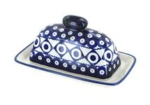 Blue Rose Polish Pottery Xandra Butter Dish