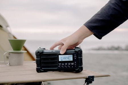 Sangean MMR-99 Emergency Radio – Black Portable Hand Crank AM/FM