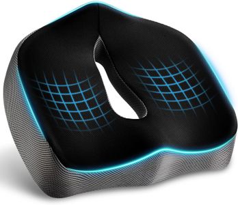 POOTACK Memory Foam Seat Cushion – Non-Slip Office & Car Support Pad