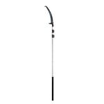 VIMAL Aluminium Telescopic long reach Manual Tree pruner pole 3-stage | 3 edge sharp teeth curved Blade | Manual Pole Cutter for pruning Trees branches and leaves