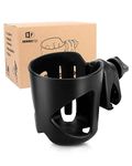 Stroller Cup Holder, Universal Drink Holder for Bikes, Trolleys or Walkers, Fits Most Cups