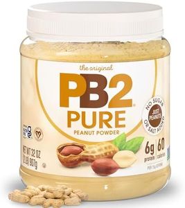 PB2 Pure Peanut Butter Powder - [2 lb/32 oz Jar] - No Added Sugar, No Added Salt, No Added Preservatives - 100% All Natural Roasted Peanuts - 6g of Plant-Based Protein