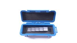 NDT Block 1018 Steel Calibration Block for Thickness Gauge ASTM E797 5 Step 0.1"0.2"0.3"0.4"0.5" with ABS Carrying case