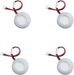 ITROLLE Atomizing Transducer Ceramics Discs 4PCS 20mm Ultrasonic Mist Maker Fogger Ceramics Humidifier Discs with Wires ( No Tterminal )