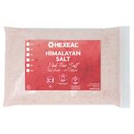 Hexeal Himalayan Pink Salt 2kg – 2kg Tub of Fine, Food Grade Salt – Suitable for Seasoning & Cooking – 100% Natural Salts for Soothing Baths, Beauty & Cosmetics