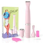 Lifelong 6 in 1 Sensitive Bikini Trimmer for Woman | Eyebrows, Full Body, Intimate & Facial Hair Removal Machine |Hair Remover Trimmer for Women |Type-C Charge, Portable, 1Hr Runtime, Waterproof