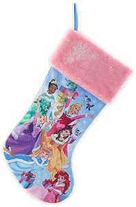 Disney Kurt Adler 19 Inch Princess Cuff Christmas Stocking, Pink and Blue