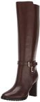 Lauren Ralph Lauren Women's Manchester Tall Boot Fashion, Chestnut Brown, 5.5