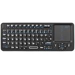 Rii K06 Mini Bluetooth Keyboard,2.4GHz Wireless Keyboard with IR Remote, Mini Keyboard with Touchpad Compatible with Android TV Box， Mac, Laptop, Windows, Tablet